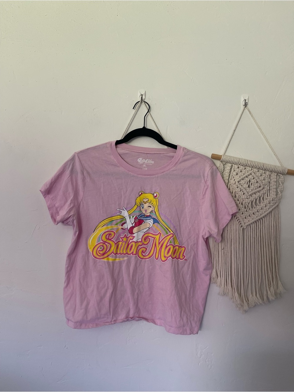 Sailor Moon Pink Short Sleeve T-shirt